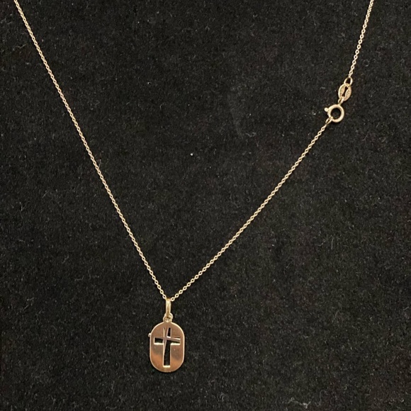 18' 10K gold necklace - Picture 6 of 8